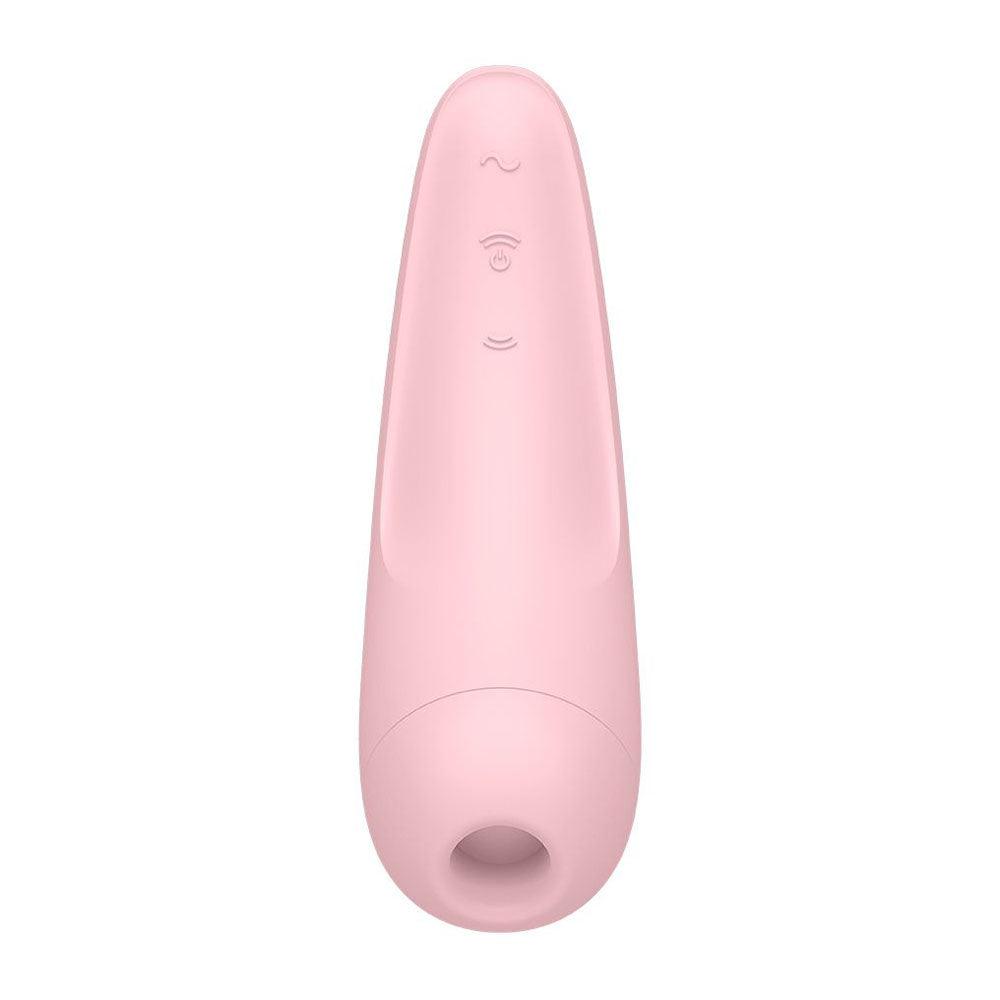 Satisfyer App Enabled Curvy 2 Plus Clitoral Massager Pink - Rapture Works