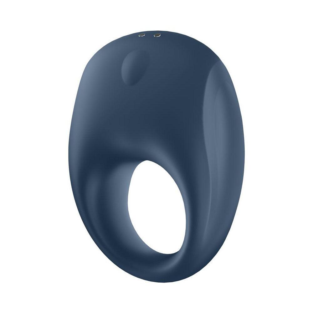 Satisfyer App Enabled Strong One Cock Ring Blue - Rapture Works