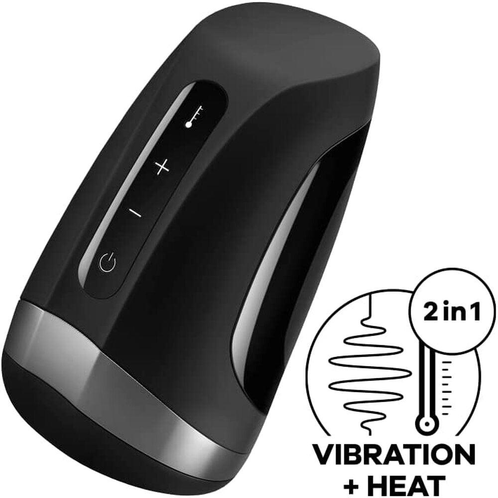 Satisfyer Men Heat And Vibration Masturbator - Rapture Works