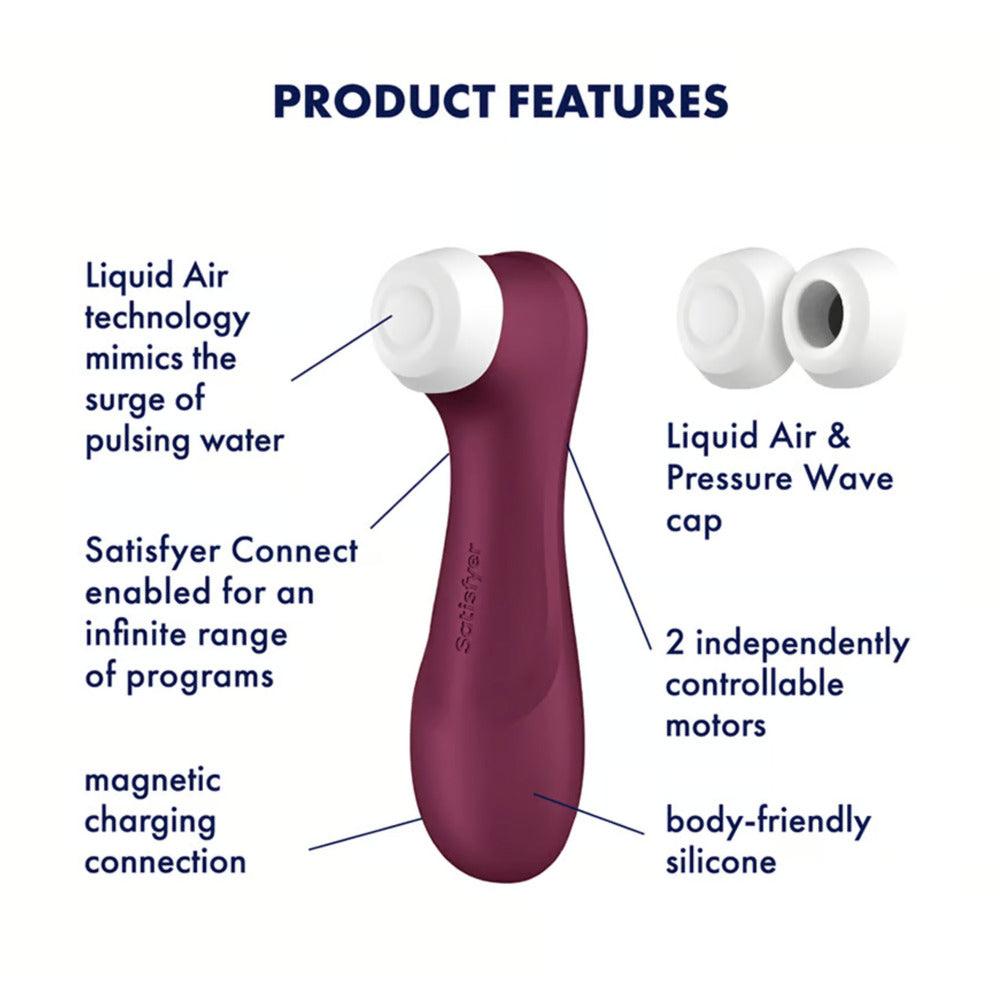 Satisfyer Pro 2 Generation 3 with Air Tech and App - Rapture Works