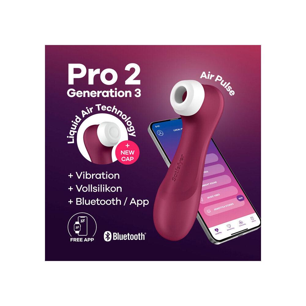 Satisfyer Pro 2 Generation 3 with Air Tech and App - Rapture Works