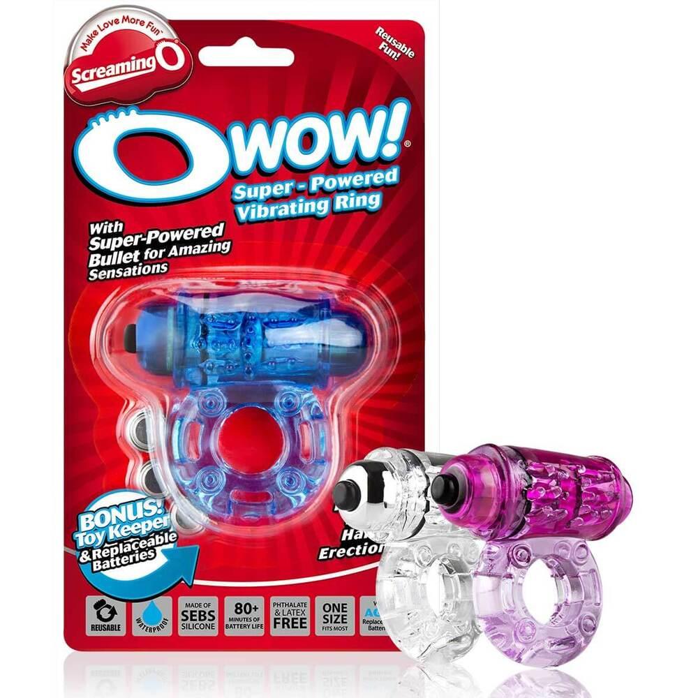 Screaming O Wow Vibrating Cock Ring - Rapture Works