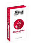 Secura Condoms 12 Pack Extra Fun - Rapture Works