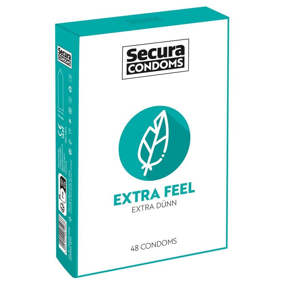 Secura Condoms 48 Pack Extra Feel - Rapture Works