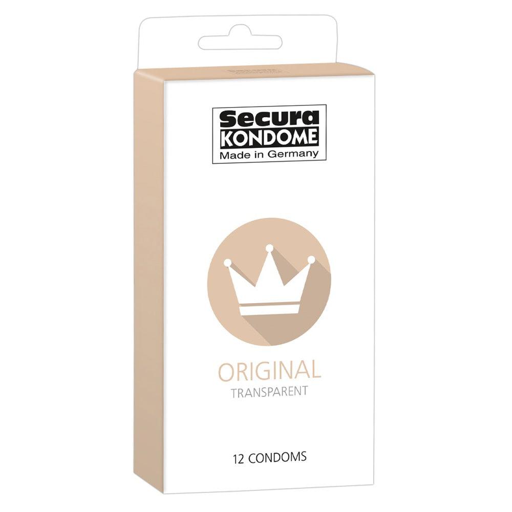 Secura Kondome Original Transparent x12 Condoms - Rapture Works