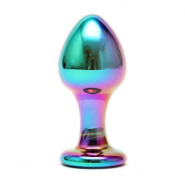 Sensual Multi Coloured Glass Melany Anal Dildo - Rapture Works