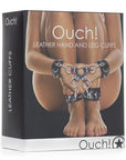 Shots Ouch Leather Hand And Leg Cuffs - Rapture Works