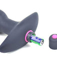 Silicone Butt Plug With Vibrating Bullet - Rapture Works