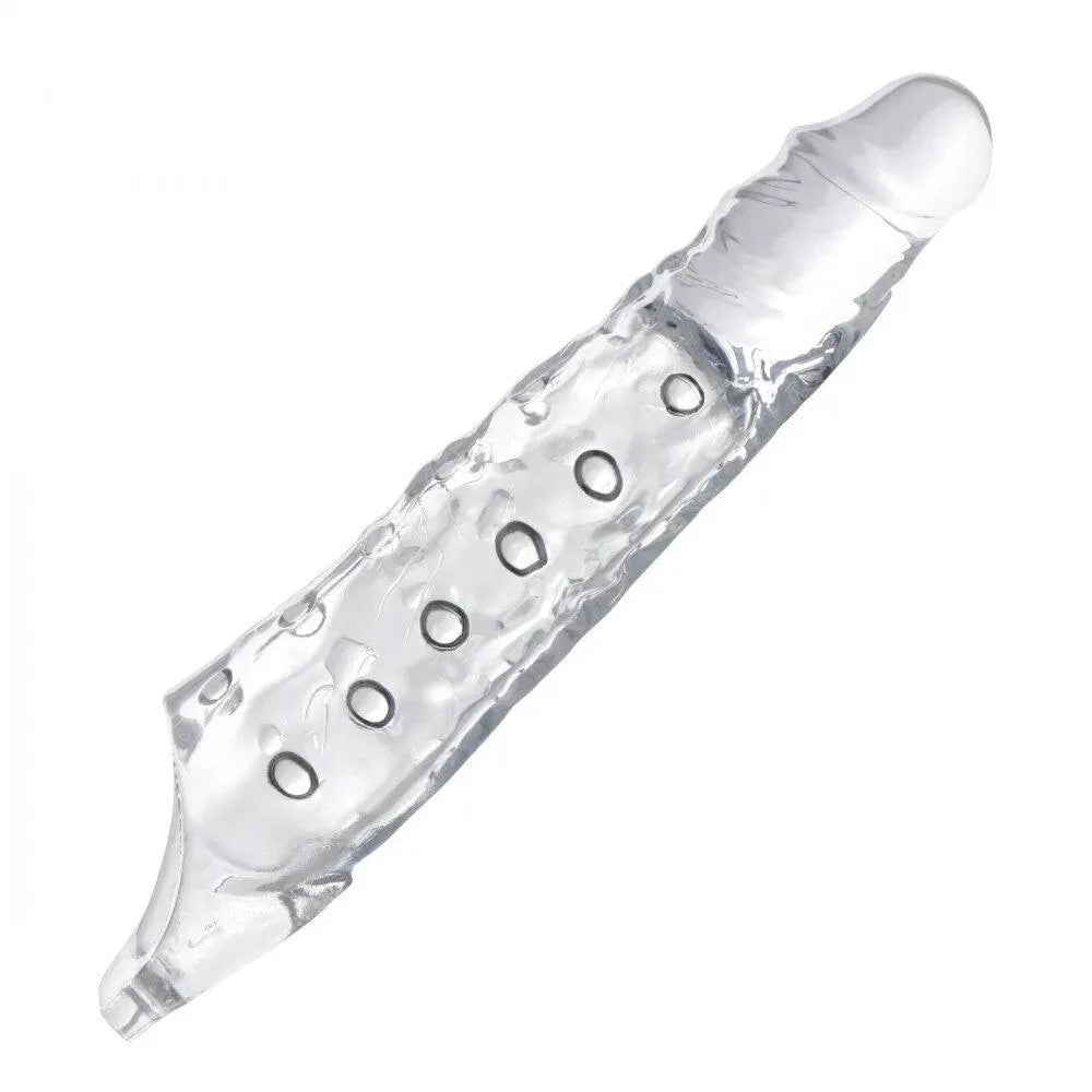Size Matters 3 Inch Clear Penis Extender Sleeve - Rapture Works