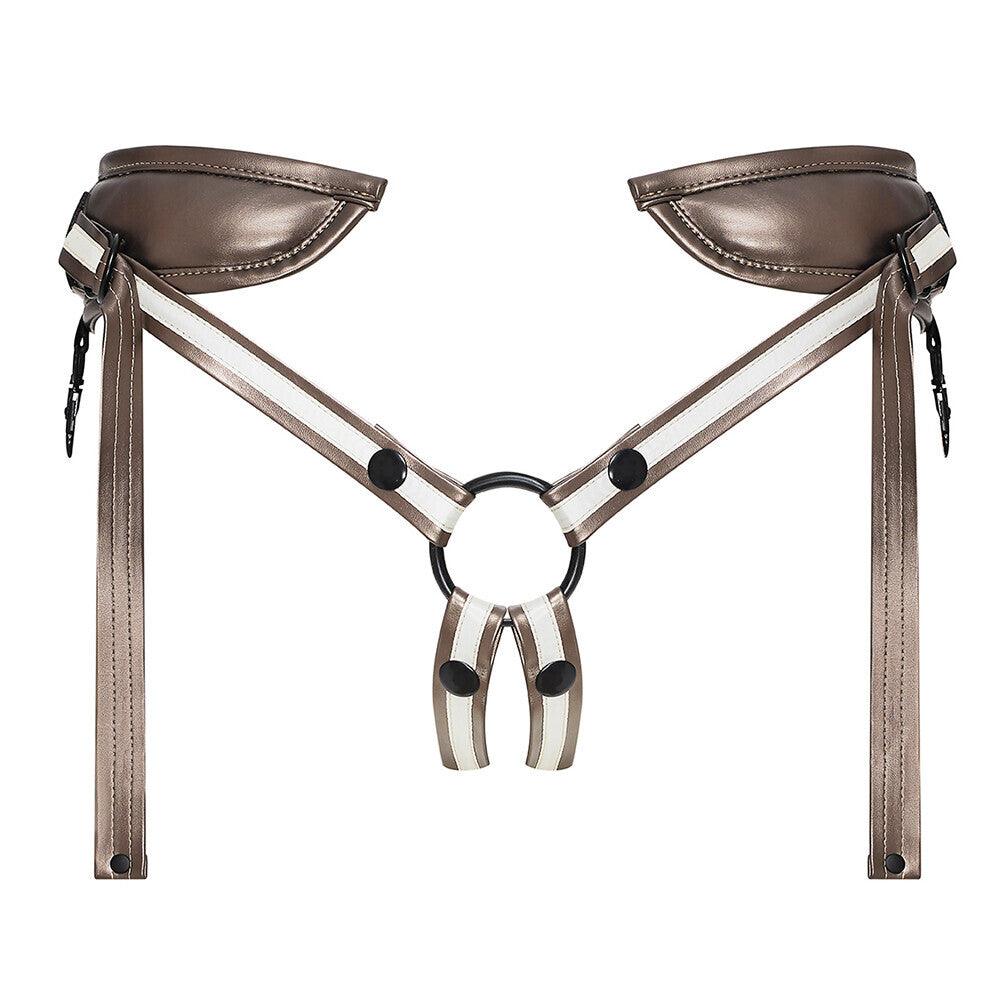 Strap On Me Leatherette Desirous Harness One Size - Rapture Works