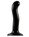 Strap On Me Prostate and G Spot Curved Dildo Medium Black - Rapture Works