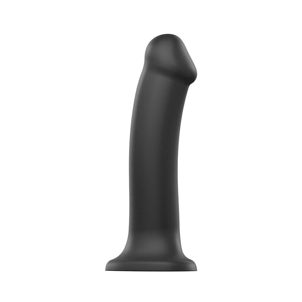 Strap On Me Silicone Dual Density Bendable Dildo X Large Black - Rapture Works