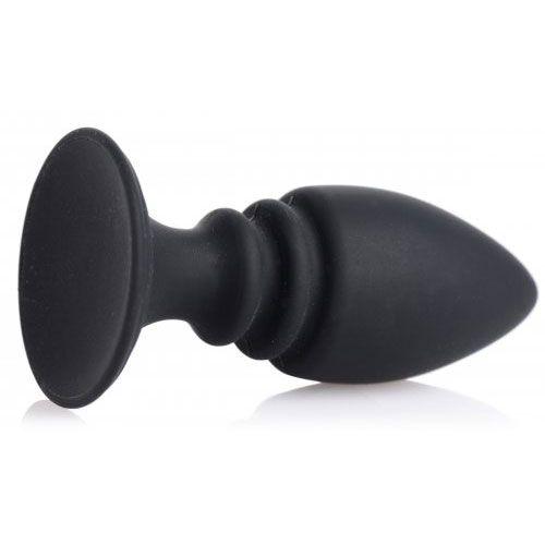 Strict Male Cock Ring Harness with Silicone Anal Plug - Rapture Works