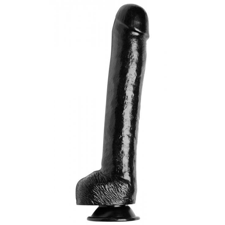 The Black Destroyer Huge Suction Cup Dildo - Rapture Works