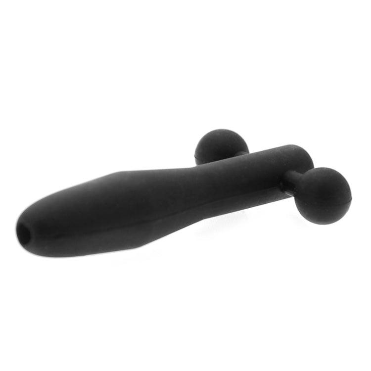 The Hallows Silicone CumThru Barbell Penis Plug - Rapture Works