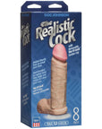 The Realistic Cock 8 Inch Dildo Flesh Pink - Rapture Works