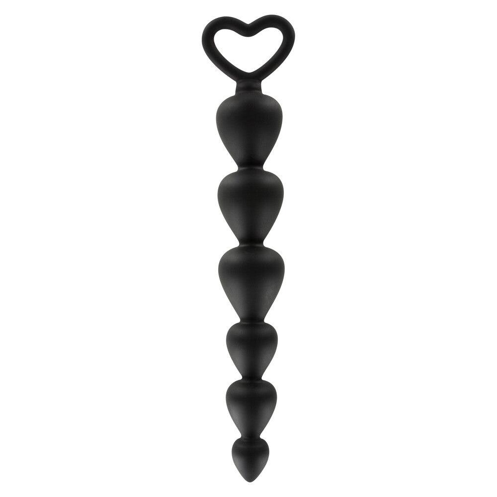 ToyJoy Anal Play Bottom Beads Black - Rapture Works