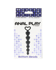 ToyJoy Anal Play Bottom Beads Black - Rapture Works