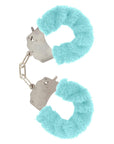 ToyJoy Furry Fun Wrist Cuffs Aqua - Rapture Works