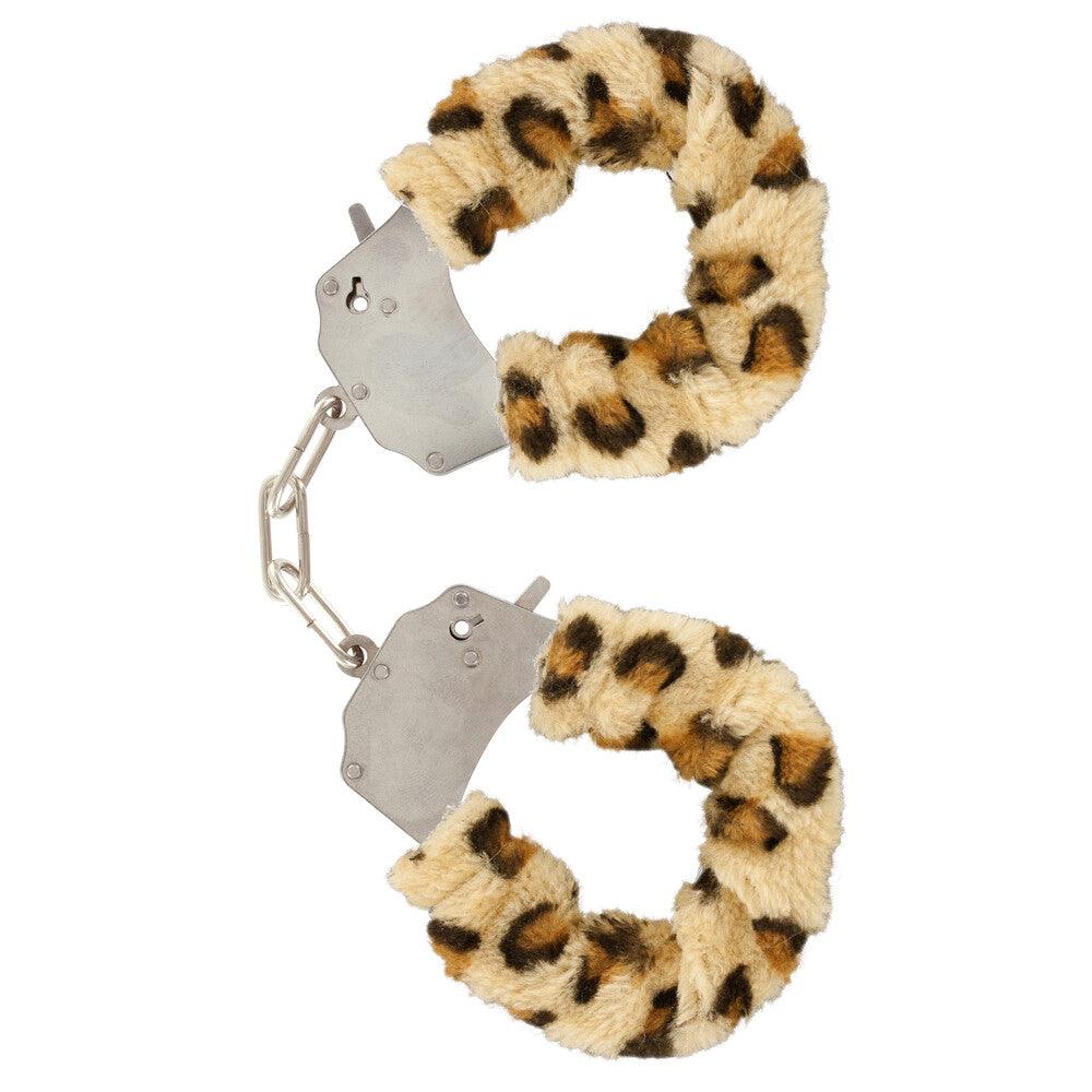 ToyJoy Furry Fun Wrist Cuffs Leopard - Rapture Works