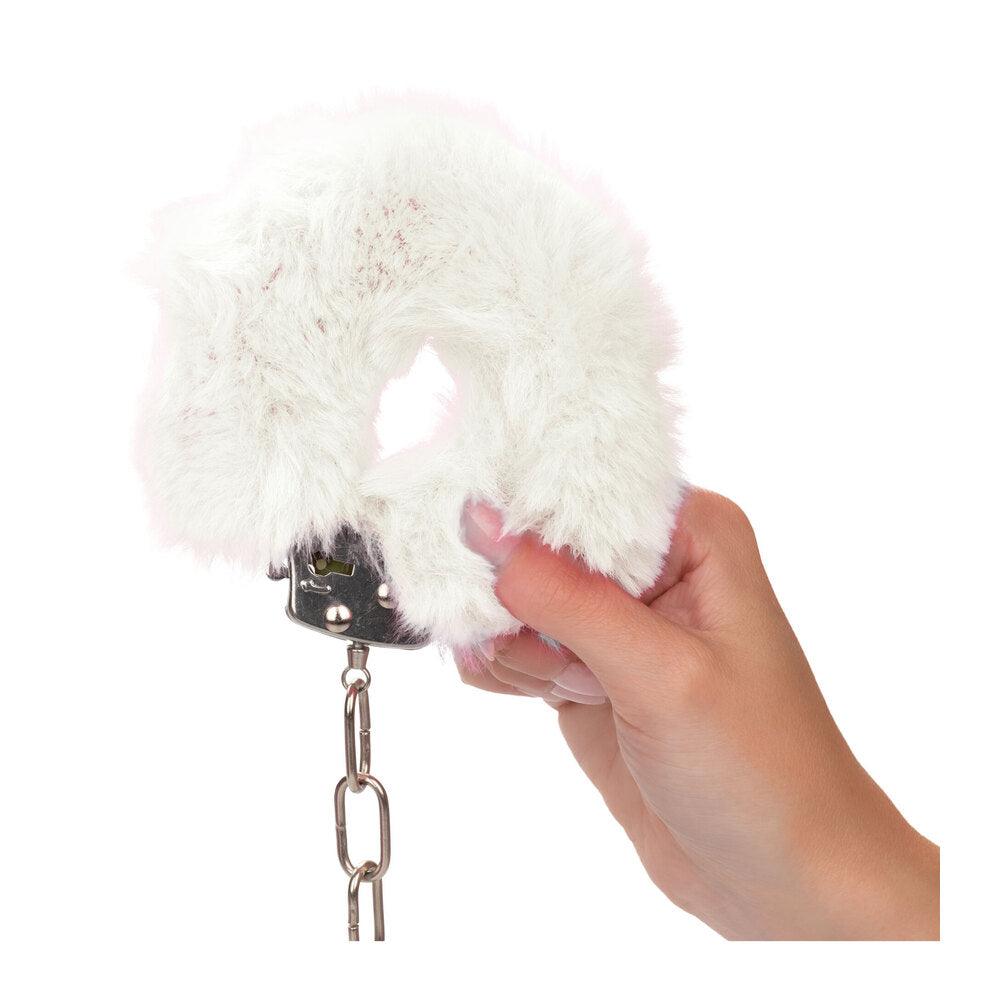 Ultra Fluffy Furry Cuffs White - Rapture Works