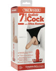VacULock 7 Inch Realistic Cock With Ultra Harness - Rapture Works