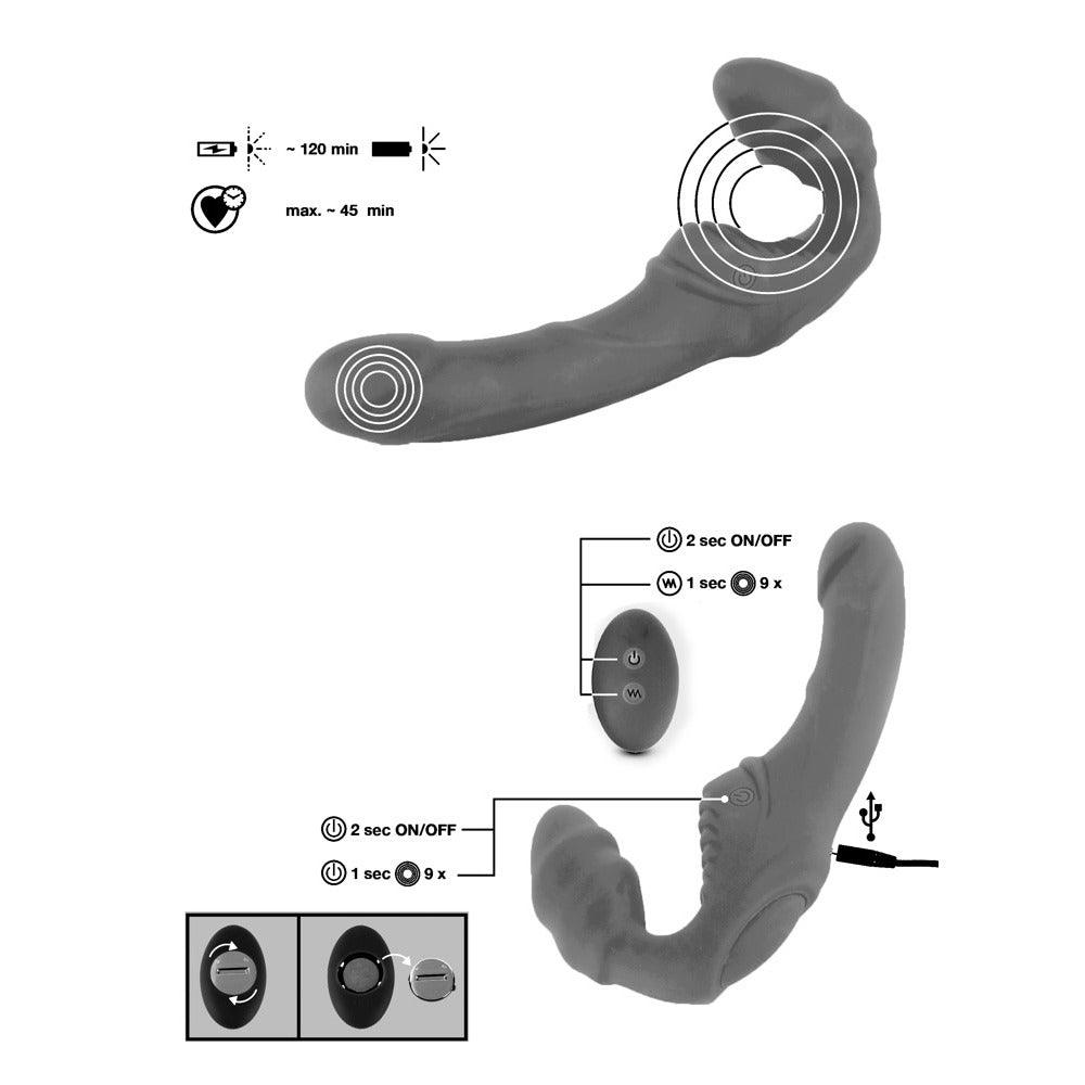 Vibrating Strapless StrapOn 2 - Rapture Works