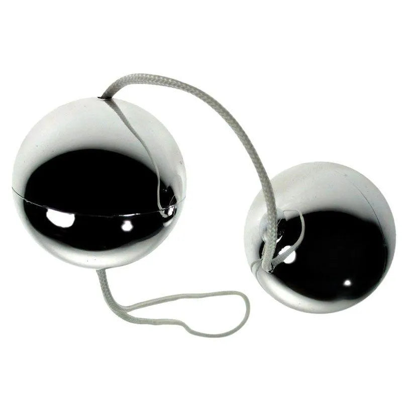 Vibratone Silver Duo Balls - Rapture Works