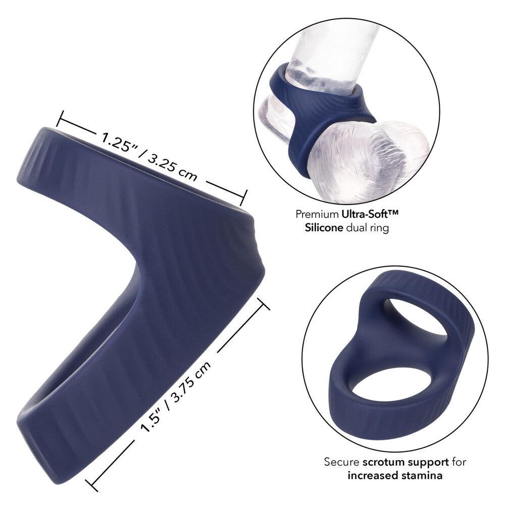 Viceroy Max Dual Silicone Cock Ring - Rapture Works
