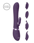 Vive Etsu Interchangeable Rabbit Vibrator Purple - Rapture Works