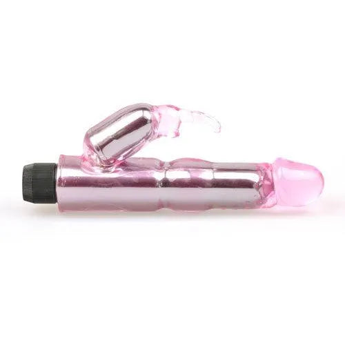 Waves Of Pleasure Crystal Pink Rabbit Vibrator - Rapture Works