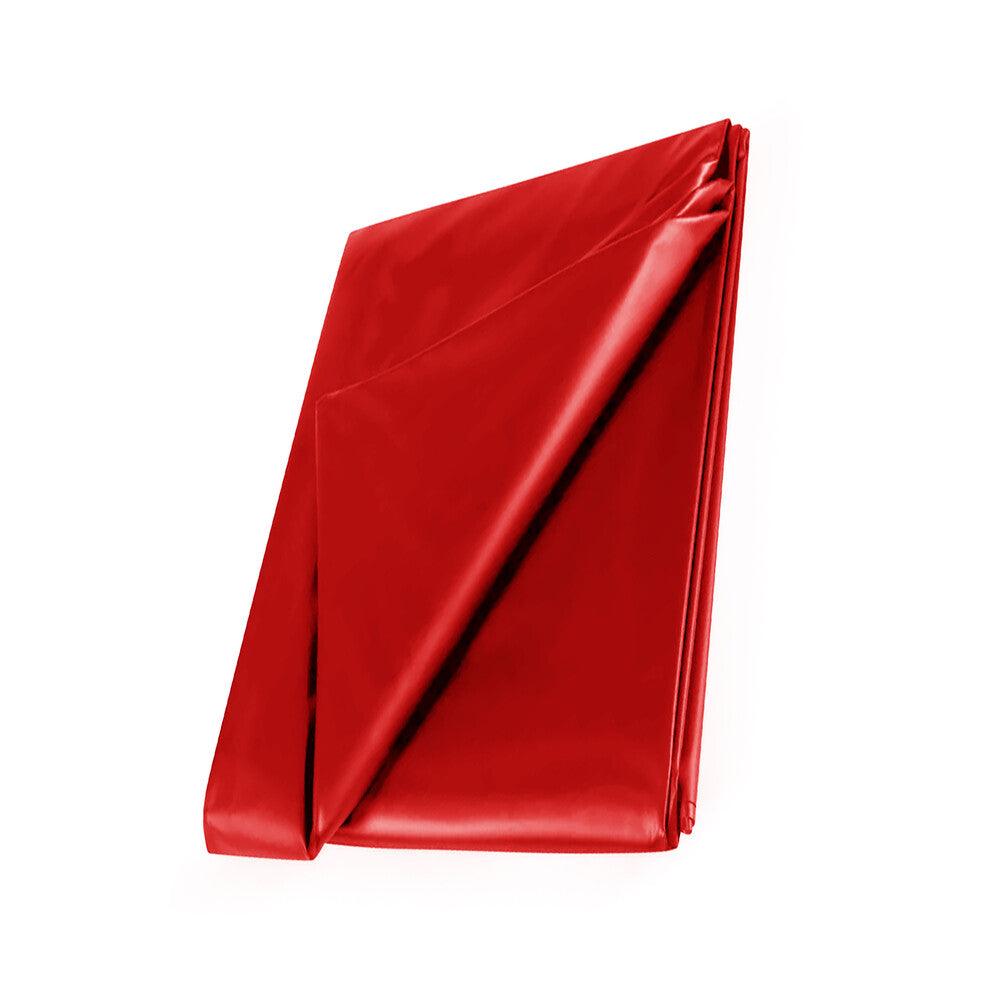 Wet Play PVC Bedsheet RED 210x200cm - Rapture Works